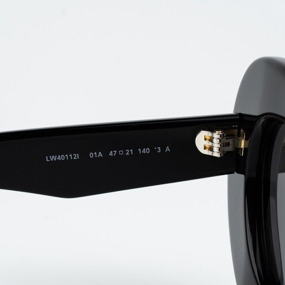 Loewe WING Women Sunglasses Black Grey Cat Eye LW40112I 01A NEW AUTHENTIC main image 8
